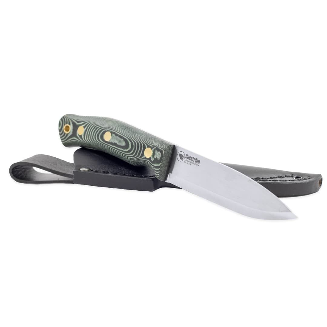 Casström No.10 Swedish Forest Knife - Green Micarta Sleipner