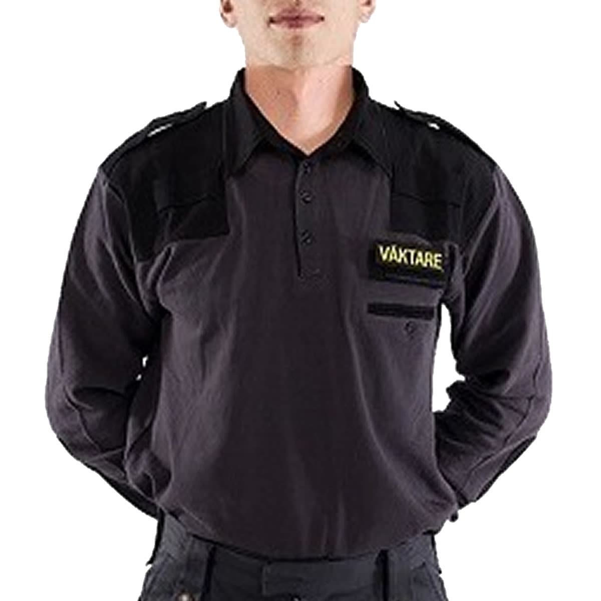 Safety-Sec Väktare Hundförarpiké - Lång Ärm (Color: Khaki, Size: XL)