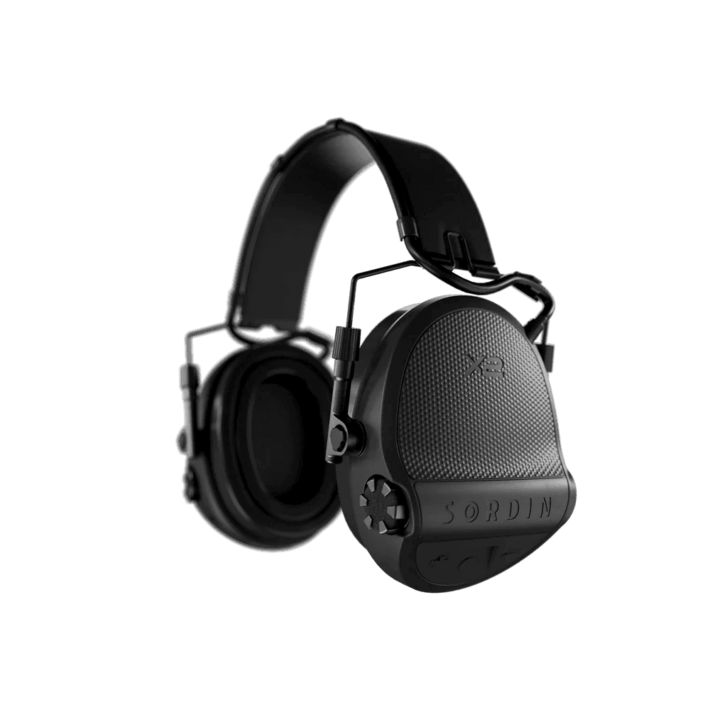 Sordin Supreme X2- Headband Leather Gel (Color: Black)