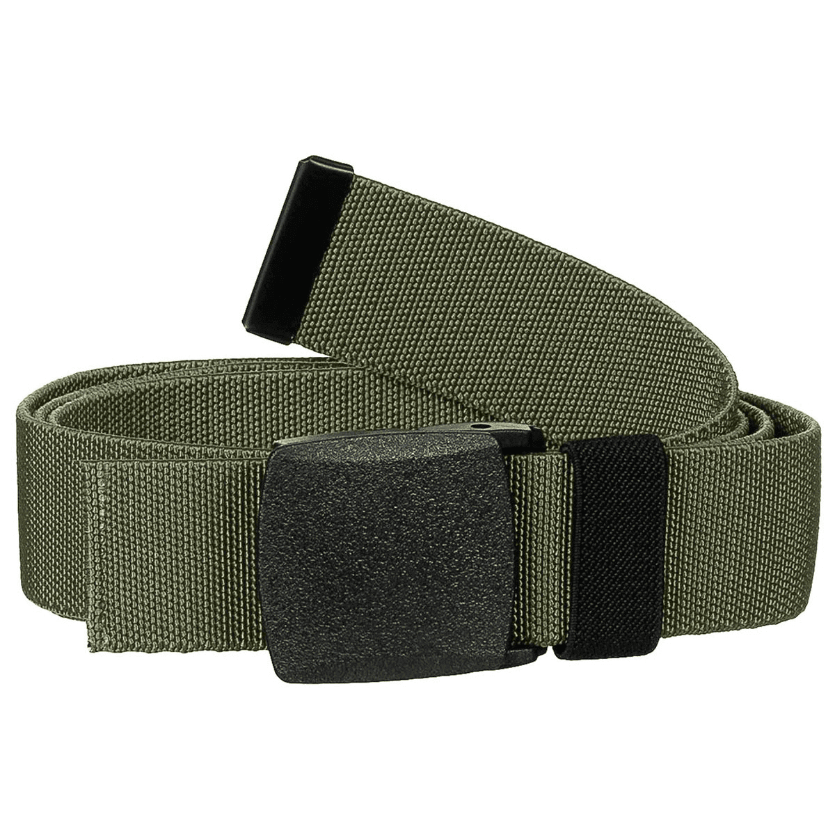 MFH Tactical Elastic Web Belt 37mm (Color: Black)