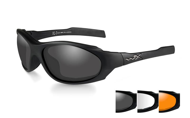 WileyX XL-1 AD COMM Smoke/Clear/Rust Matte Black Frame