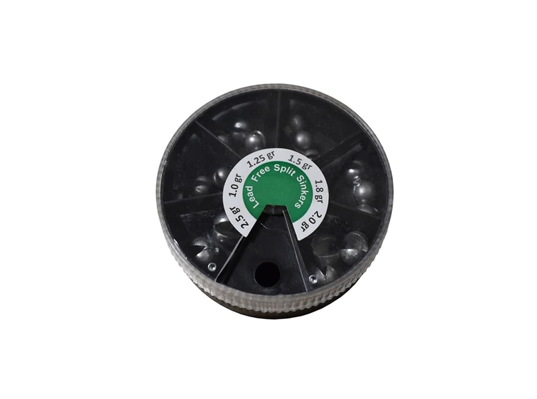 Fibe Lead Free Split Sinkers Assortment