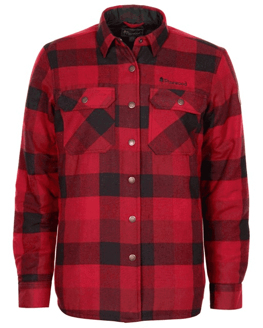 Pinewood Padded Shirt Canada Classic 2.0 Women - Red (Size: XL)