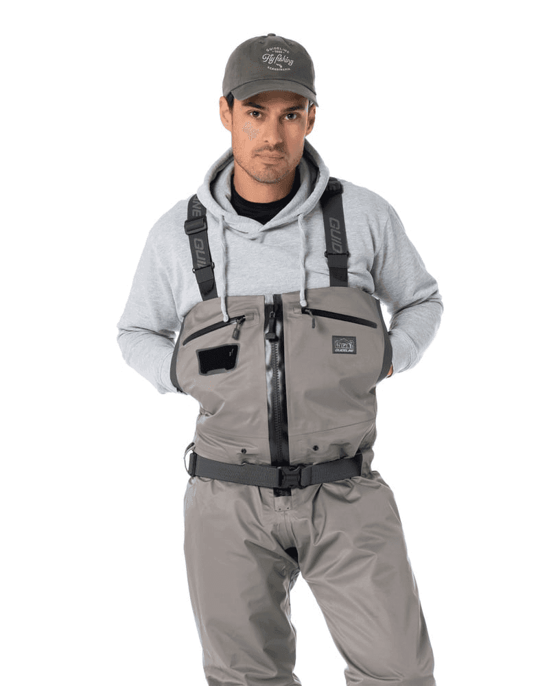 Guideline Driva Zip Breathable Stockingfoot Waders (Size: Large 9-11)