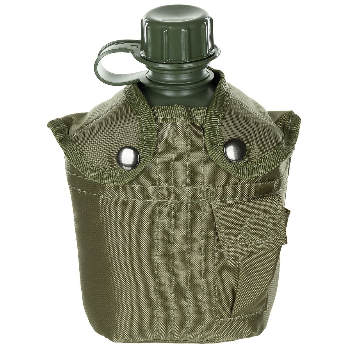 MFH US Plastic Canteen with Cover 1L (Color: Woodland)