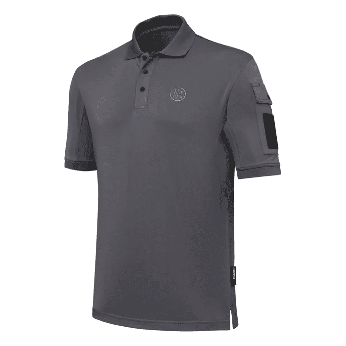 Beretta Miller Polo Short Sleeves (Color: Black, Size: XL)