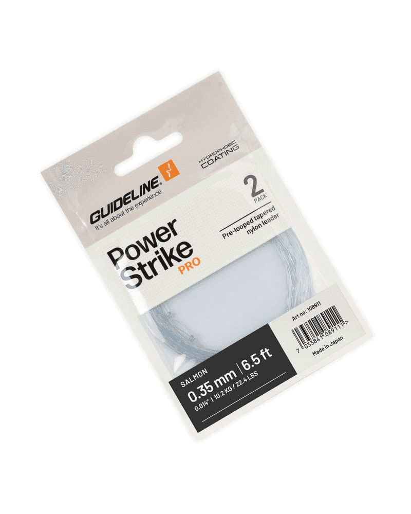 Guideline Leader Power Strike PRO Salmon 6'5" 2Pcs (Size: 0,40mm)