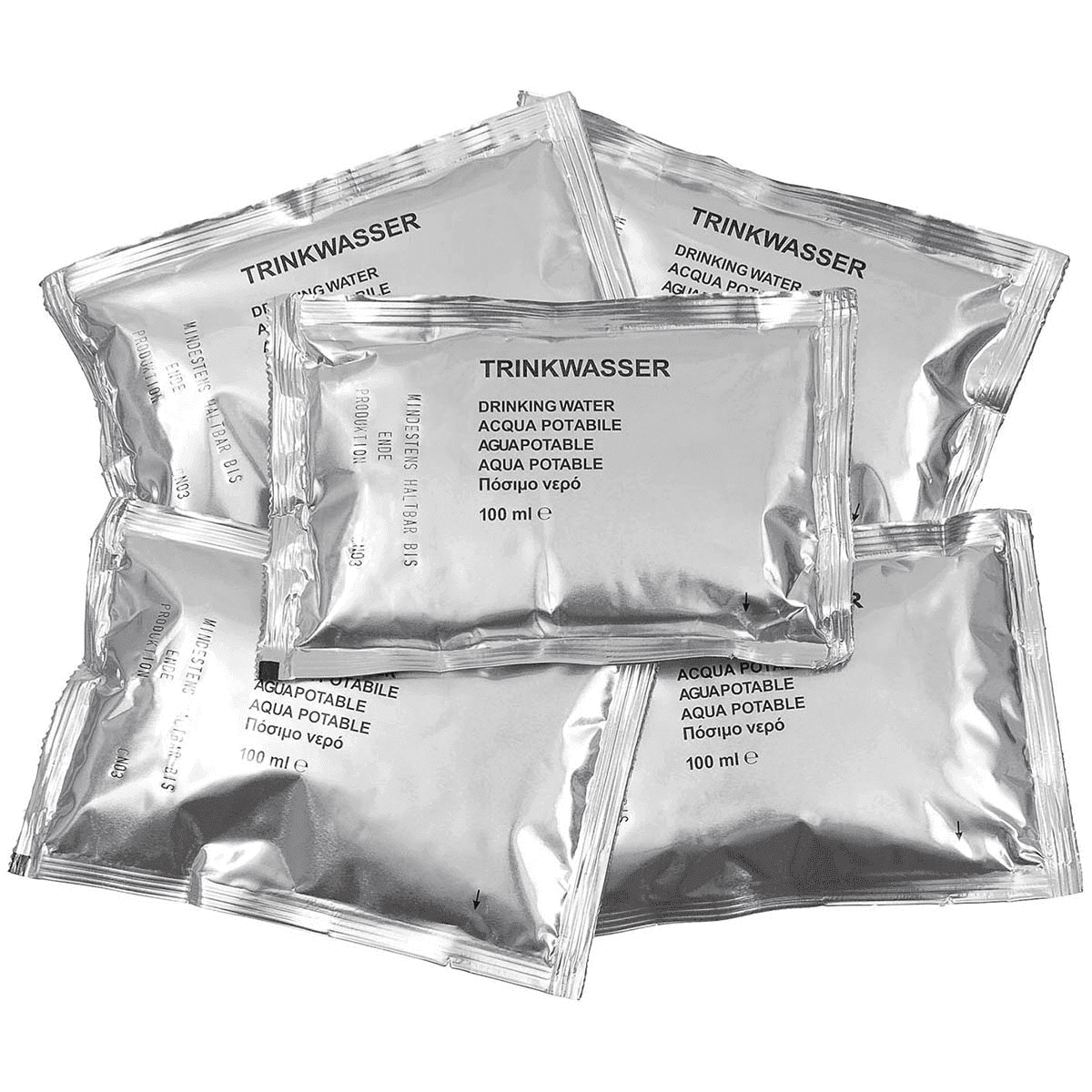 BW Emergency Drinking Water 5x100ml