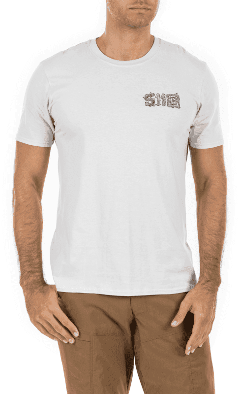 5.11 Tactical Turn And Burn Tee - Steam (Size: Small)