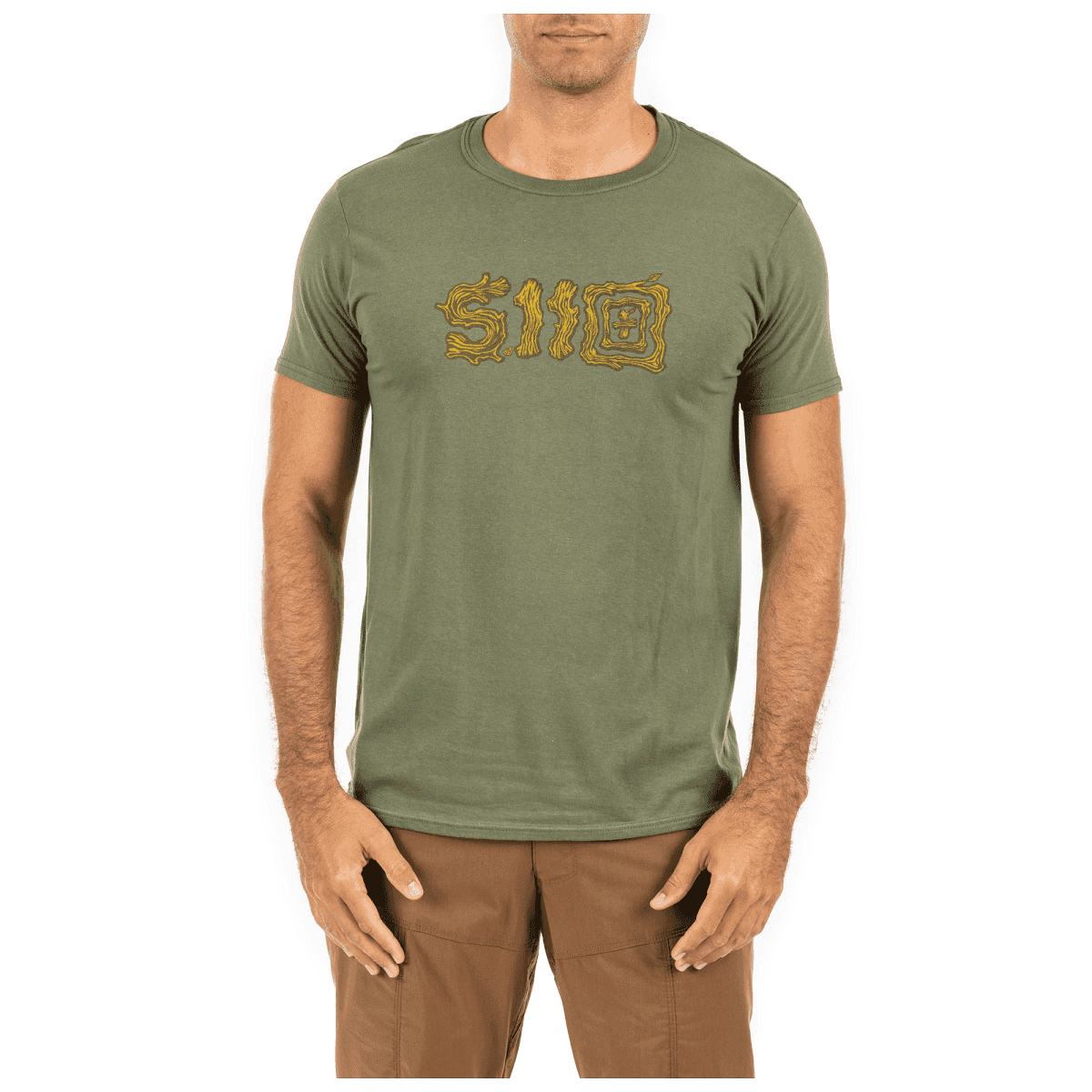 5.11 Tactical Sticks And Stones Tee - Military Green (Size: Medium)