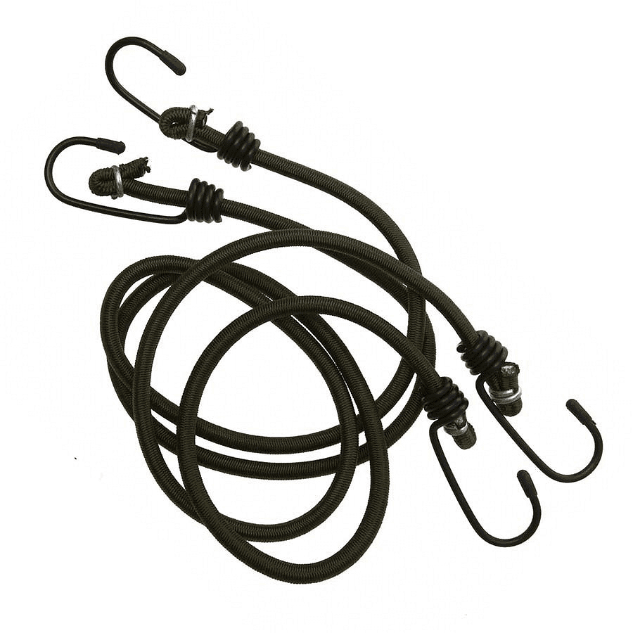 101 INC Bungees 2pcs 30" (Color: Black)