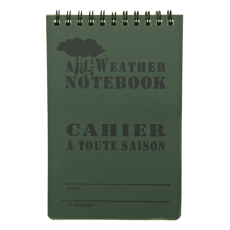Fosco Waterproof Notebook 15x10cm