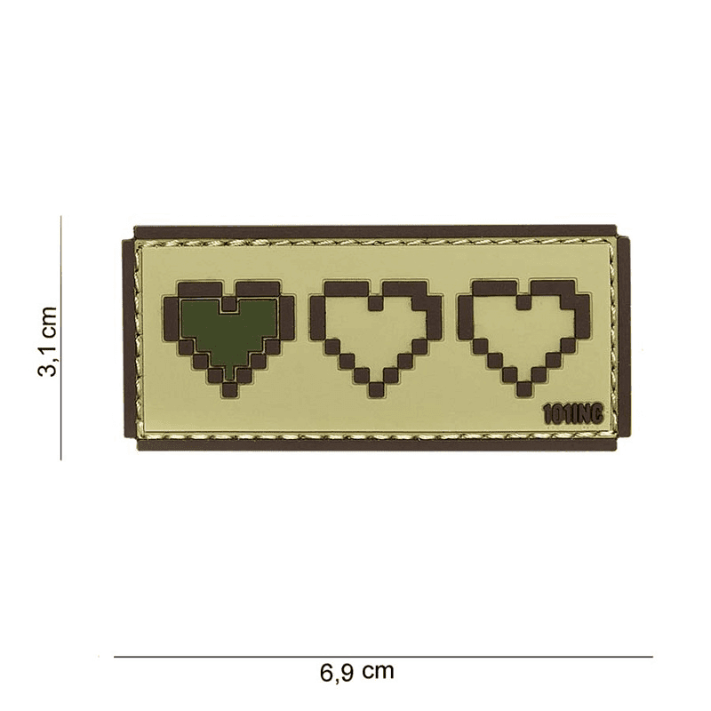 101 INC PVC Patch - Last Life (Color: Grey)