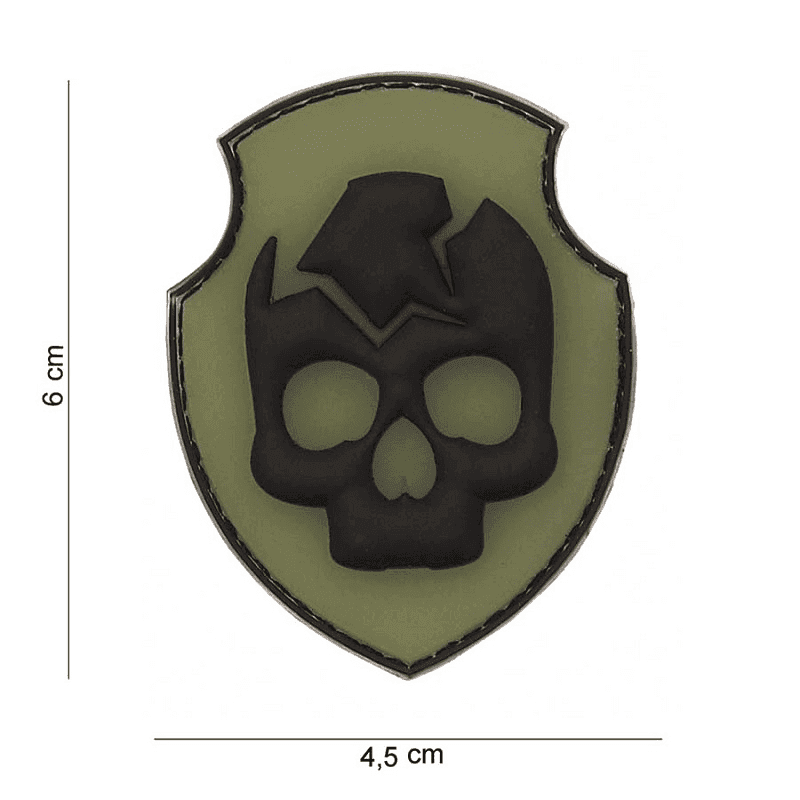 101 INC PVC Patch - Ghost Skull