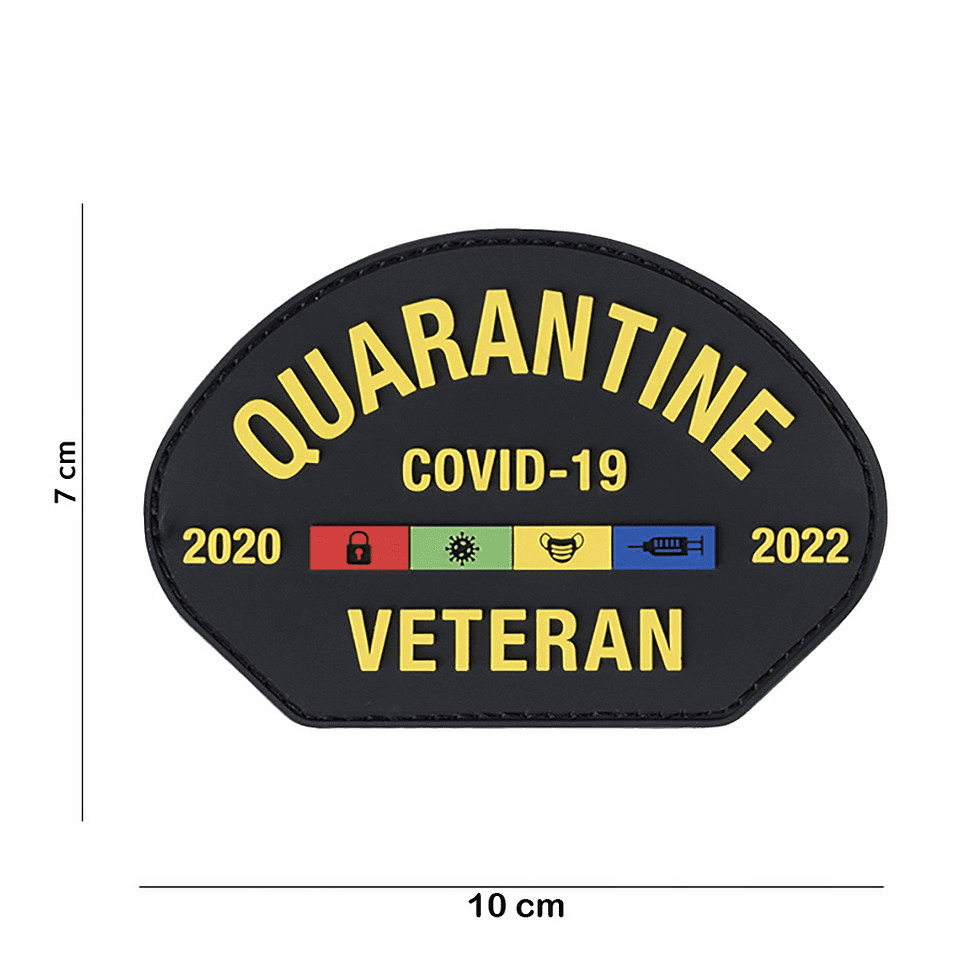 101 INC PVC Patch - Quarantine Veteran Covid-19