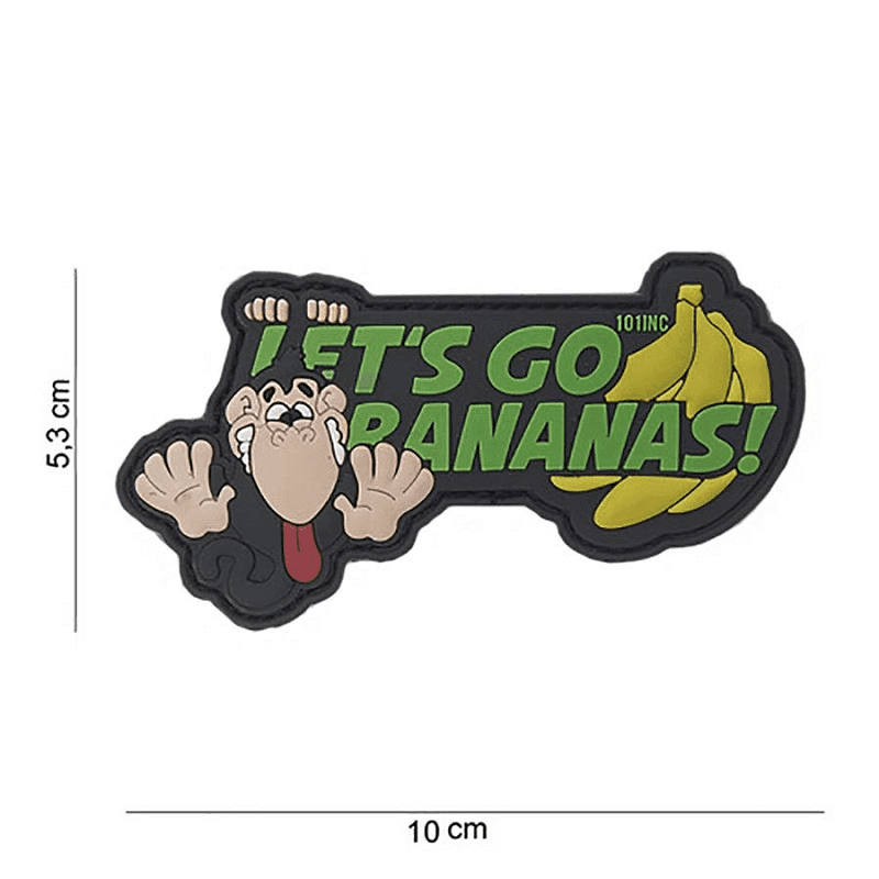 101 INC PVC Patch - Let's go bananas (Color: Yellow)