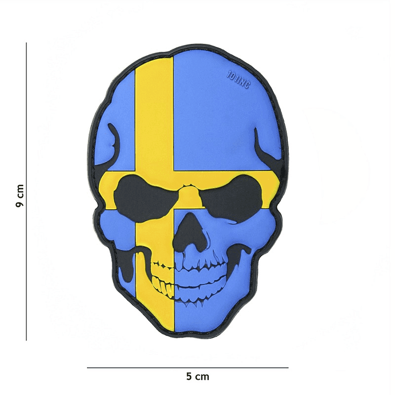 101 INC PVC Patch - Skull Sweden