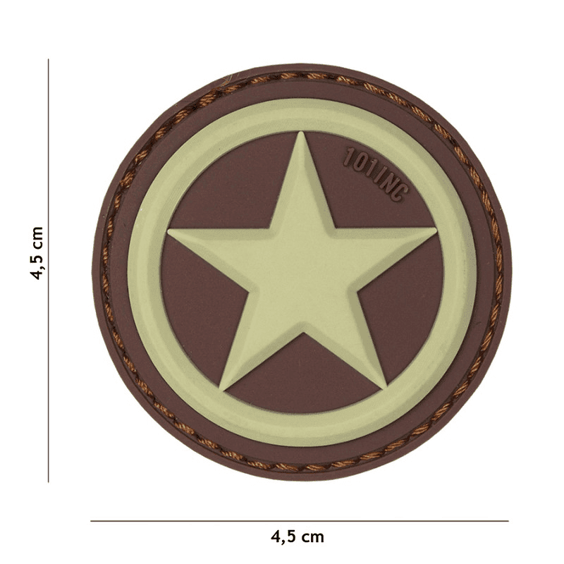 101 INC PVC Patch - USA Star