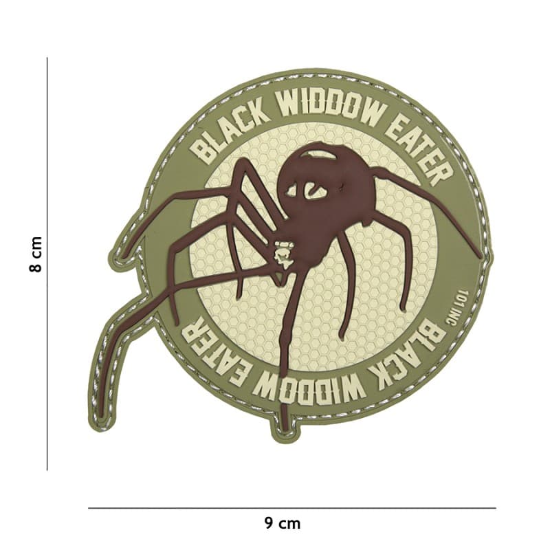 101 INC PVC Patch - Black Widdow Eater