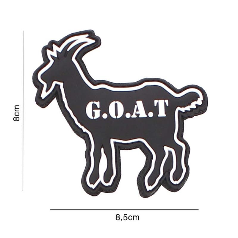 101 INC PVC Patch - G.O.A.T. (Color: Green)