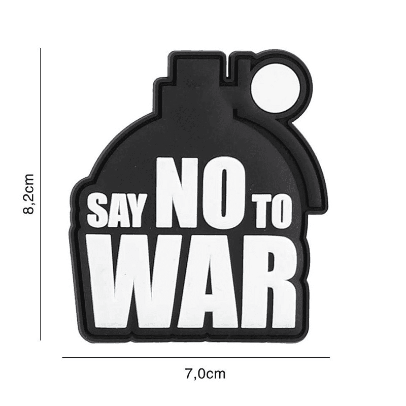101 INC PVC Patch - Say NO to WAR