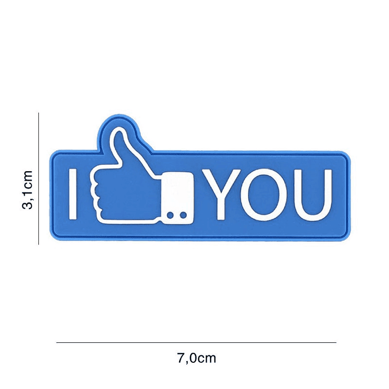 101 INC PVC Patch - I Like You