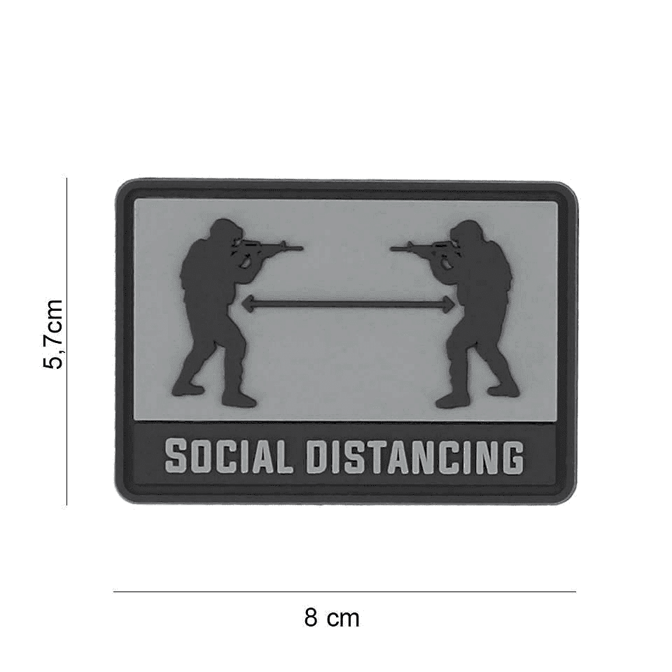 101 INC PVC Patch - Social distance