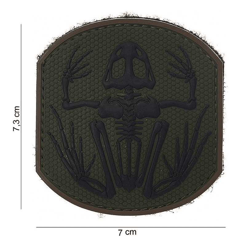 101 INC PVC Patch - Frog Skeleton
