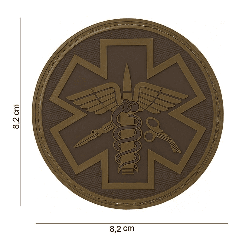 101 INC PVC Patch - Para Medic (Color: Black)