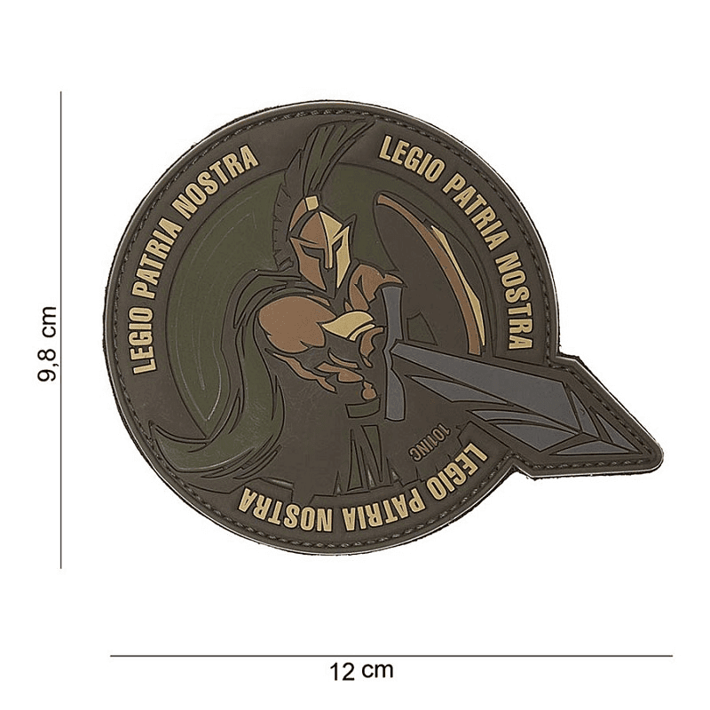101 INC PVC Patch - Legio Patria Nostra (Color: Green)