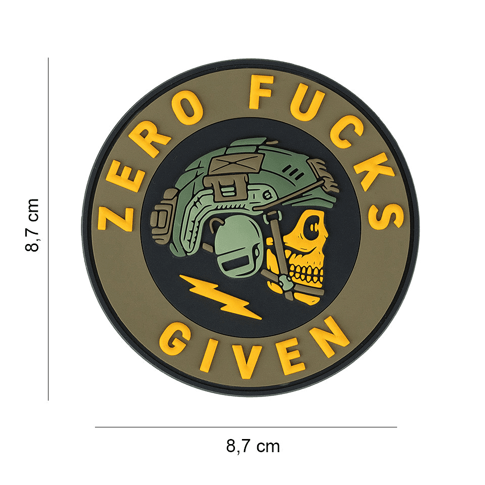 101 INC PVC Patch - Zero Fucks Given
