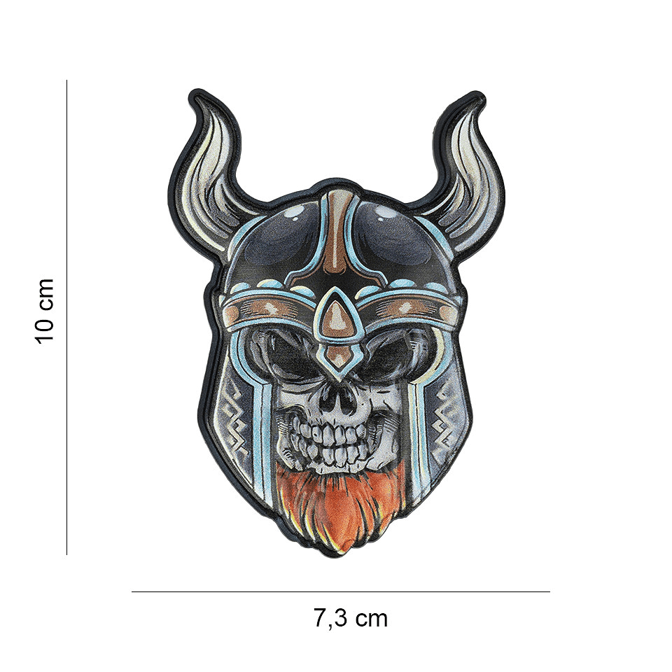 101 INC PVC 3D Patch - UV Skull Viking