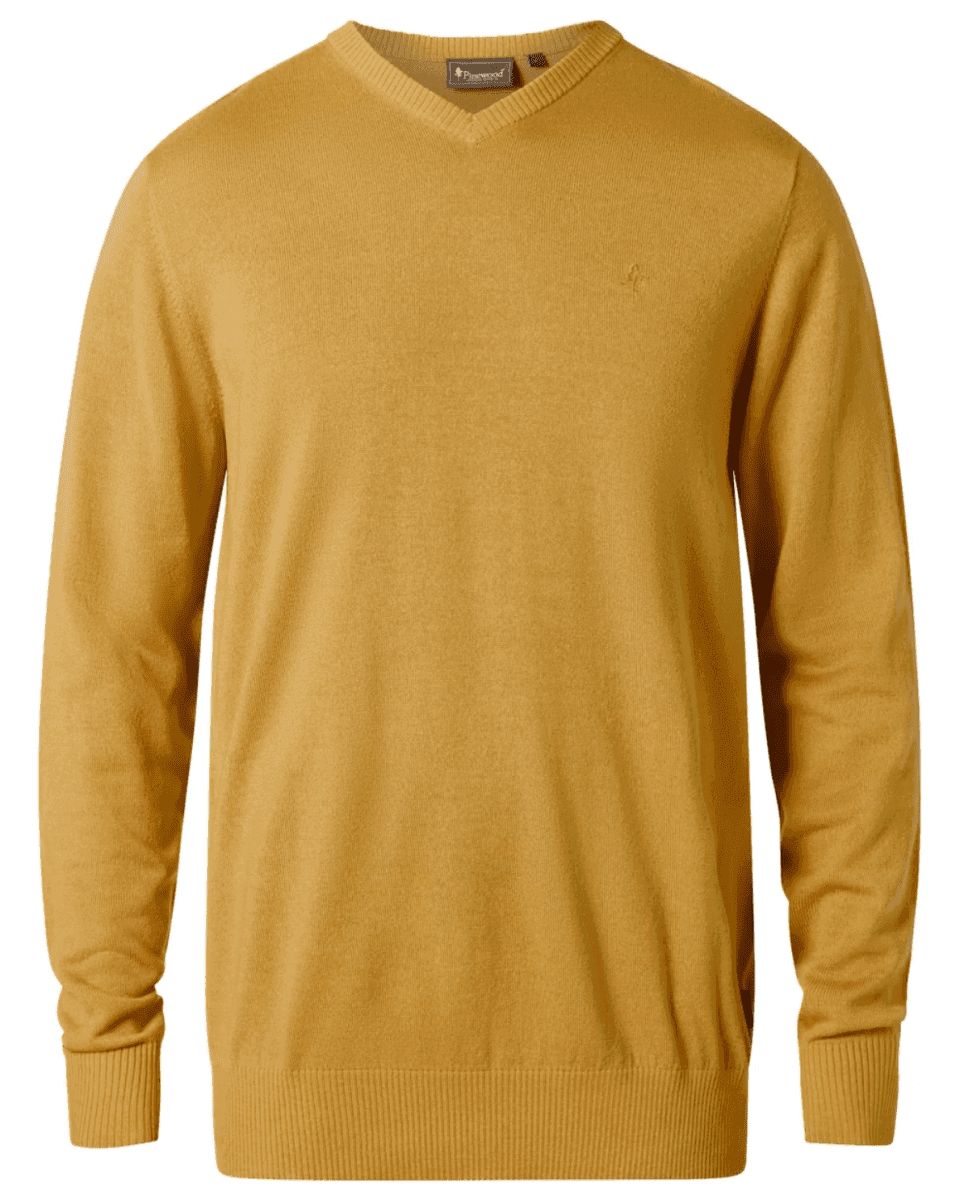 Pinewood Värnamo Merino Sweater Men’s (Color: D.Sandstone, Size: Medium)