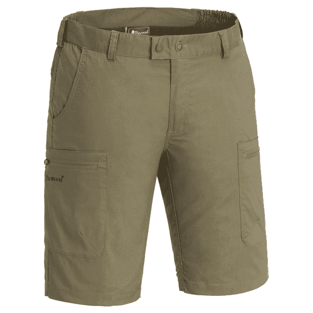Pinewood Tiveden TC-Stretch Shorts (Color: Hunting Olive, Size: C48)