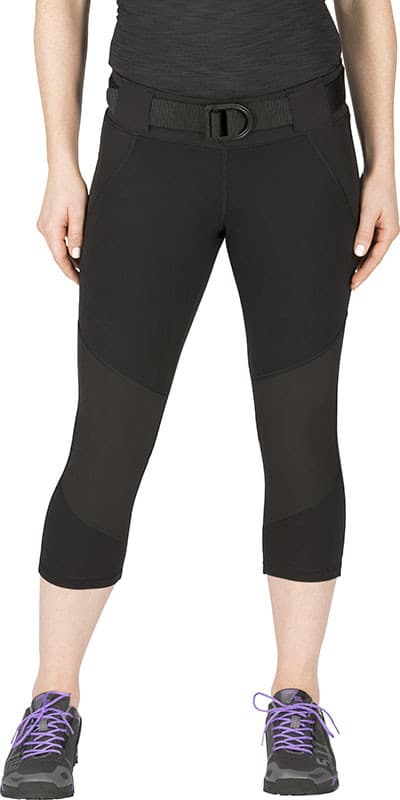 5.11 Tactical Women's Raven Range Capri Tights (Color: Tundra, Size: Small)