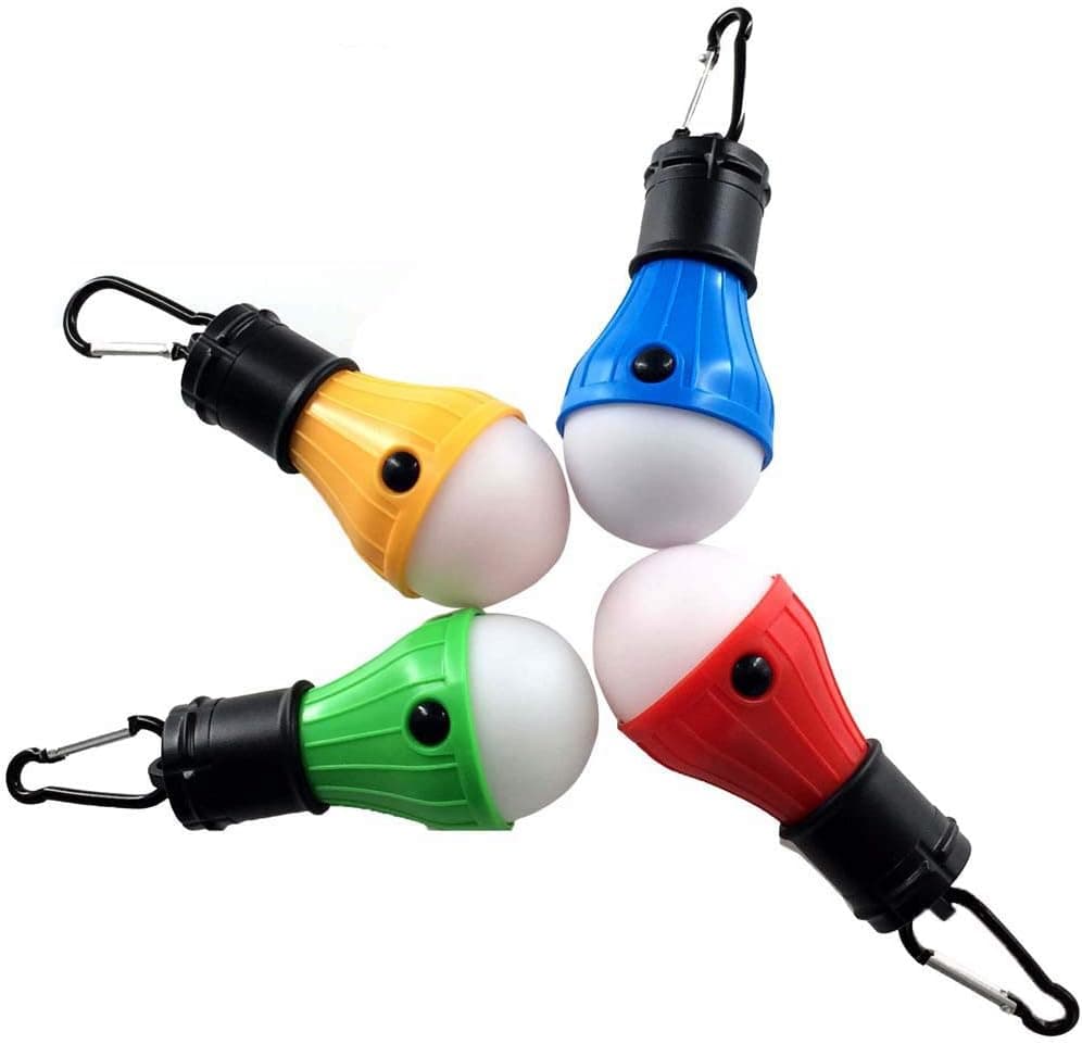 Proelia Glowworm Led Tent Lamp w/ Carabiner (Color: Grey)