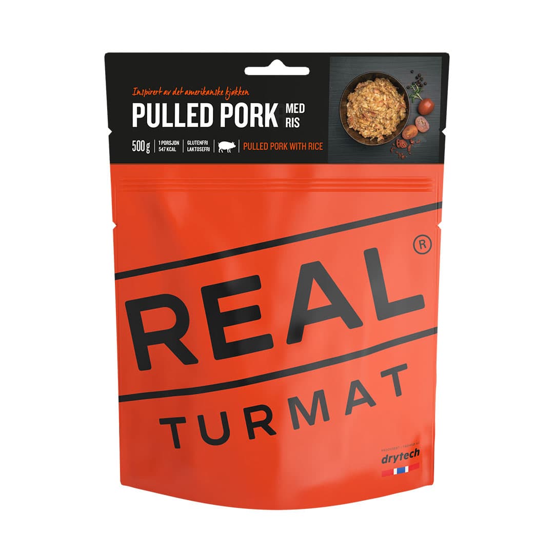 REAL Turmat Pulled Pork with Rice 138g
