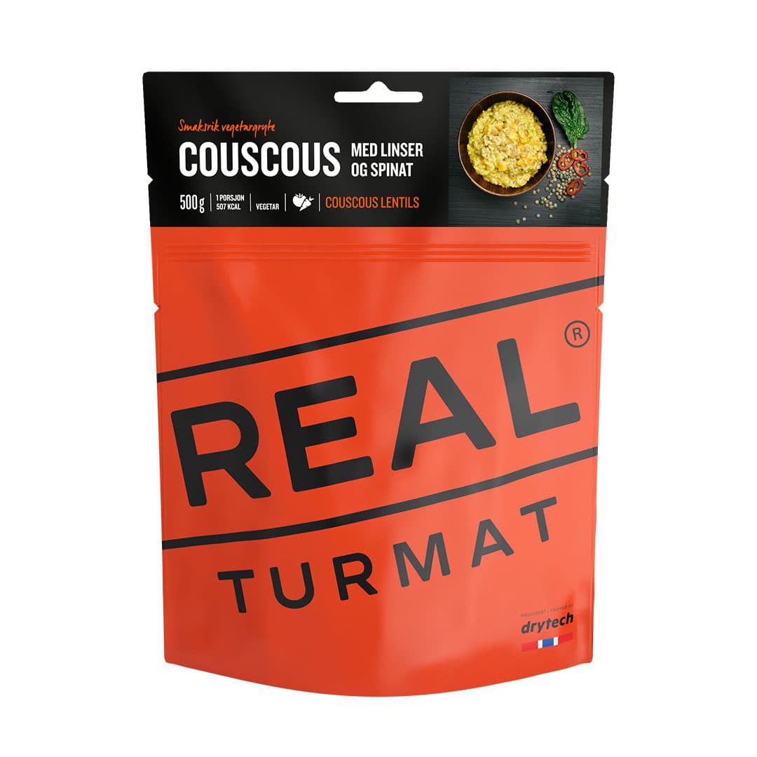 REAL Turmat Couscous with Lentils & Spinach 138g