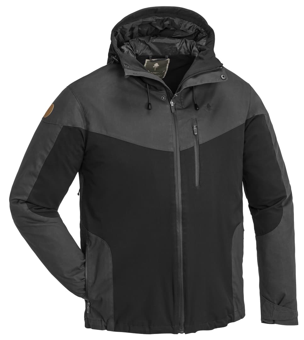 Pinewood Jacket Finnveden Hybrid Extreme 5300 (Color: Black/Dark Anthracite, Size: XL)