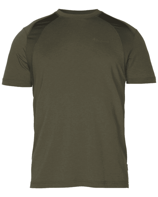 Pinewood Finnveden Airvent Function T-Shirt (Color: Mossgreen, Size: 3XL)