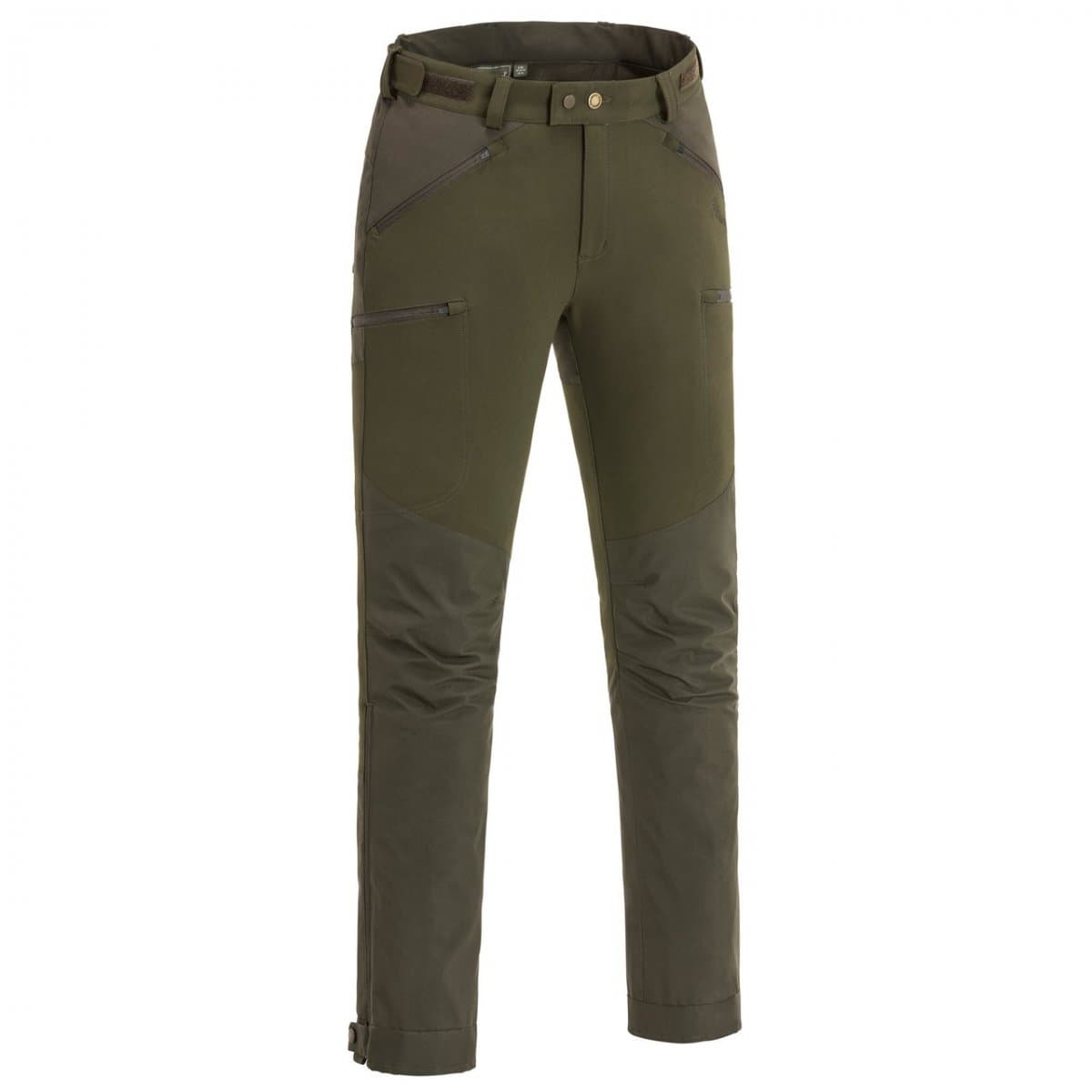 Pinewood Abisko Brenton Trousers 5402 - Dark Olive/Suede Brown (Size: D108)