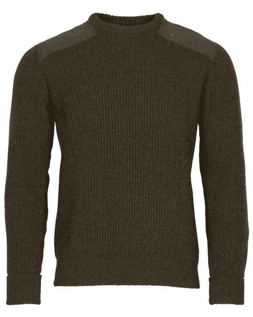 Pinewood Lappland Rough Sweater (Color: Mossgreen Melange, Size: Small)