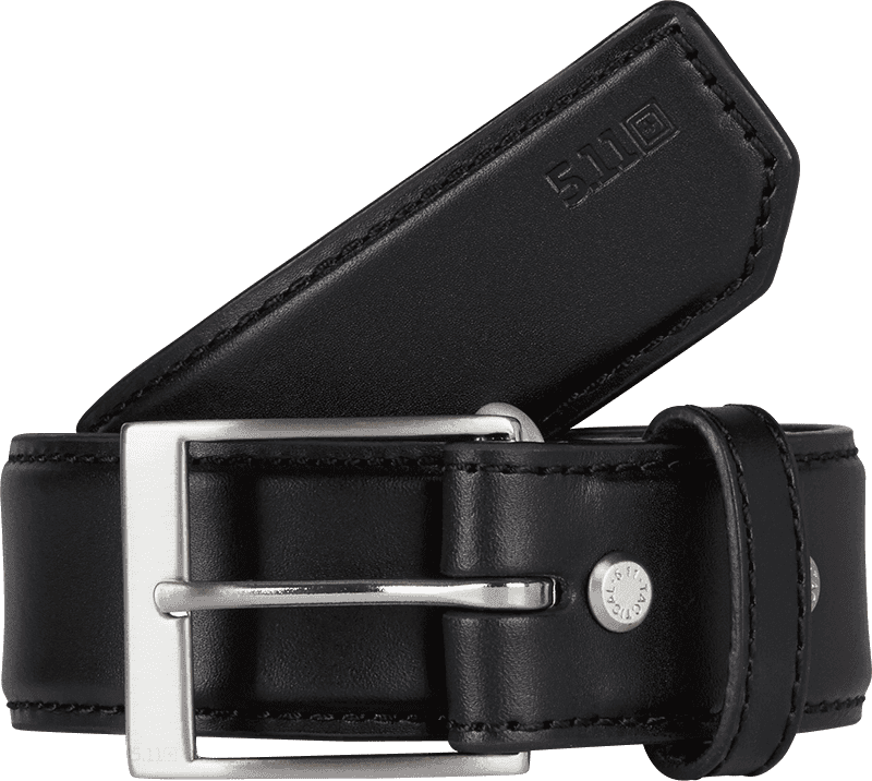 5.11 Tactical 1.5" Casual Leather Belt (Color: Black, Size: XL)
