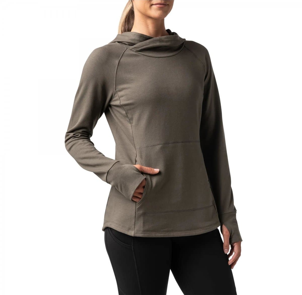 5.11 Tactical Donna Hoodie (Color: Overcast Grey, Size: Large)