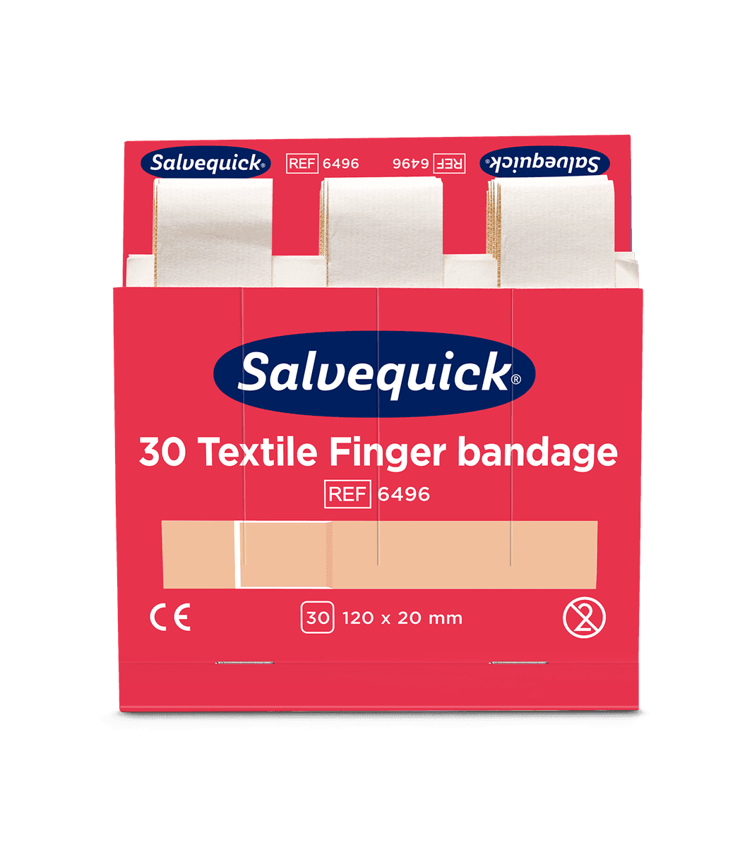 Salvequick Extra Långa Textilplåster 30pcs