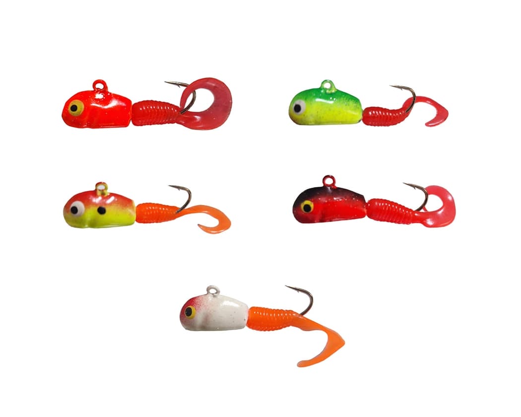 Jemtlands Fiskeverkstad Microbalansare Granaten Tail 6g (Color: 02 Yellow/Green/Red)