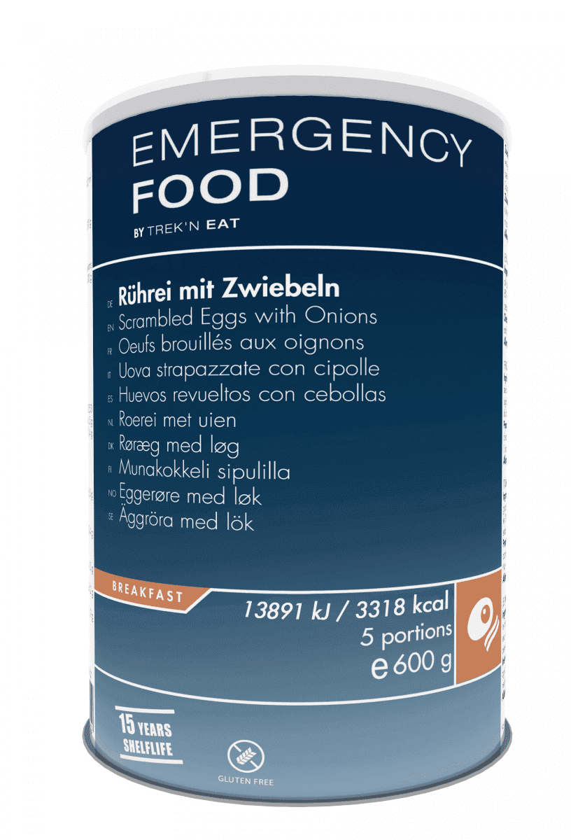 Trek 'n Eat Scrambled Eggs with Onions - Emergency Line 600g