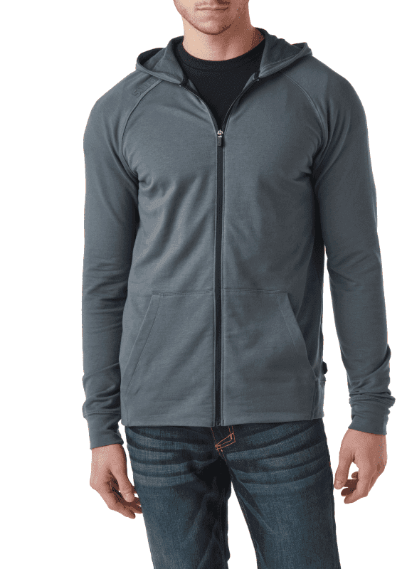 5.11 Tactical Zone Full Zip Hoodie (Color: Turbulence, Size: Small)