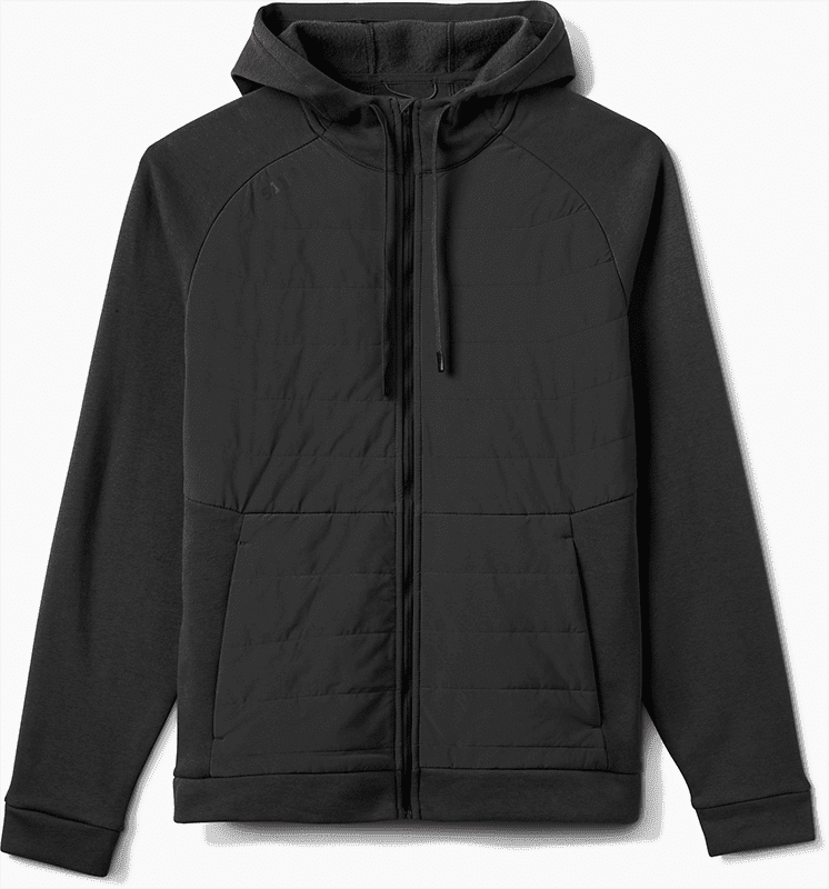 5.11 Tactical PT-R Arrive Hybrid Full Zip Hoodie (Color: Volcanic, Size: XL)