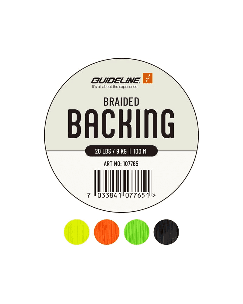Guideline Braided Backing 20 lbs / 100 m (Color: Black)
